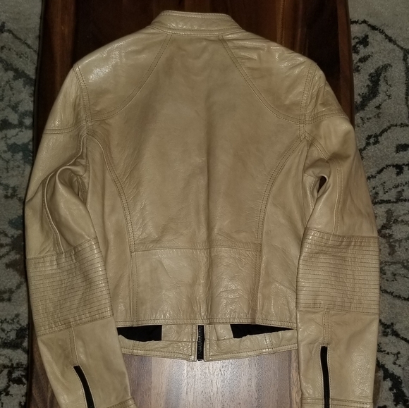 Black Rivet Moto Leather Jacket - Picture 2 of 7